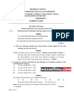 Chemistry 1 Fvi Tossa Jan. 2024 Markig Guide