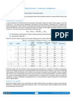 First-Row Transition Metal Elements - Scandium To Manganese