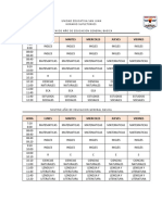 Horarios Supletorio