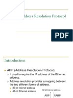 Address Resolution Protocol