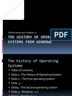 History of Windows Operating System