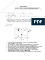 Parallelogram Law of Force