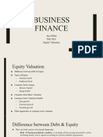 Equity Valuation