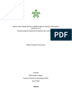 Informe Sobre El Trabajo Decente