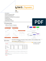 Study Unit 6 - Regression