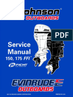 Evinrude 150 & 175 FFI (Ficht) OEM Service Manual 520211