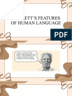 Hocketts Features of Human Language Zed and Jas