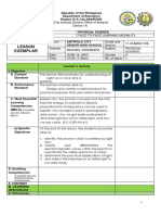 Lesson Plan For Classroom Observation