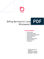 Billing Services For Local and Access Services