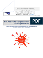 Accidents Exposant Au Sang