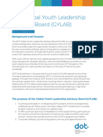 DOT Global Youth Leadership Advisory Board GYLAB TOR 2