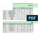 Panel Board Sched