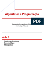 APR - Aula - 2 - Algoritmos