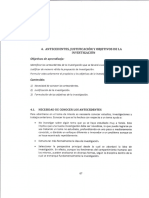 Antecedentes, Justificación y Objetivos de La Investigación