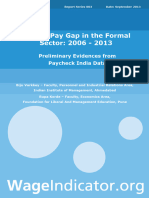 Gender Pay Gap in Formal Sector in India 2006 2013