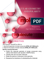 Molecular Geometry and Polarity