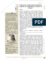 7 - Paper 02 - Cultural Architectural Continuum Analysis in Capturing The Essence of A PlaceSthala Vol 2 2022 11 May 2022