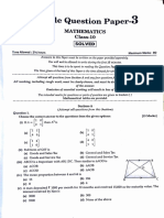 Sample Question Paper-3: Solved