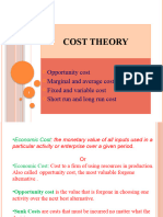 Econ - Unit - 5 - Cost Theory