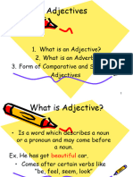 Adjective (Comperative and Superlative)