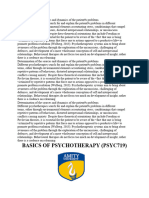 A1 Basics of Psychotherapy