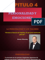 Capitulo 4 Personalidad y Emociones