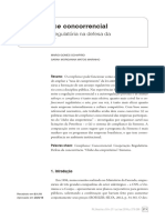 Compliance Concorrencial: Cooperação Regulatória Na Defesa Da Concorrência?