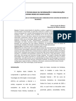 Juventudes e Novas Tecnologias Da Informação e Comunicação