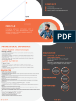 Creative Resume Manas