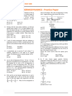 JEE Pratise Paper Heat and Thermodynamics Phy-11