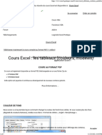 Cours Excel Les Tableaux (Couleurs, Modèles)