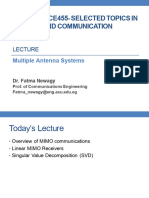 Lecture 5 - Multiple Antenna Systems