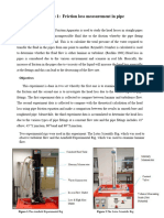 Lab1-Dry Lab On Friction Measurement in Pipe