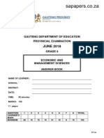 Gr9 EMS (English) June 2018 Answer Book