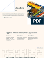 Introduction To Handling Multiple Devices: by Santhosh Pitchai