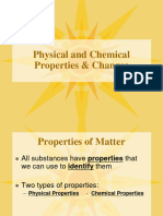 Physchem Props and Changes Notes