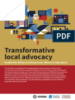 Transformative Local Advocacy Funky Citizens