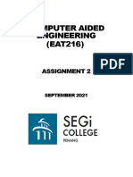 COMPUTER AIDED ENGINEERING Assignment 2 DHAYA