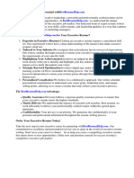 Executive Resume Writing Samples