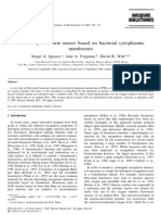 A Fiber-Optic Lactate Sensor Based On Bacterial Cytoplasmic