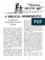 A Biblical Hermeneutic