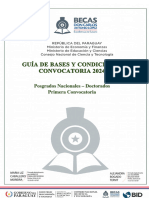 GBC Primera Convocatoria Posgrados Nacionales - Doctorados Academicos 2024-2