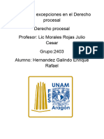 Acciones y Excepciones en El Derecho