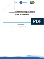 Python Proposal