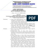 Surat Keputusan Kepala SMP Negeri 4 Kota Tangerang Selatan