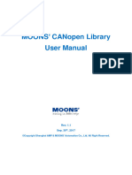 MOONS' CANopen Library User Manual