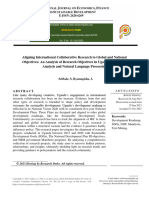 Aligning International Collaborative Research To Global and National Objectives: An Analysis of Research Objectives in Uganda Using Text Analysis and Natural Language Processing