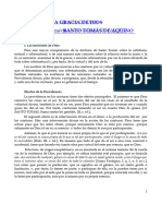 LA GRACIA DE DIOS Según La Doctrina de SANTO TOMÁS DE AQUINO