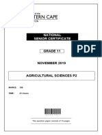 AGR SCIENCES P2 QP GR11 NOV 2019 - Eng D