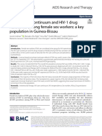 The HIV Care Continuum and HIV-1 Drug Resistance Among Female Sex Workers: A Key Population in Guinea-Bissau